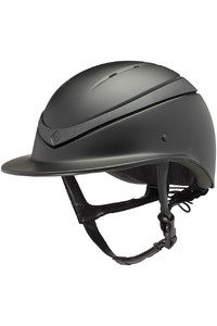 Charles Owen Luna Wide Peak Helmet & Headband LUNAWPBMBM - Black Matt